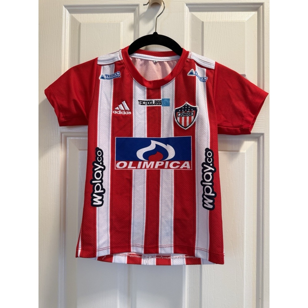 Adidas Junior De Barranquilla Kids‎ Jersey, Camsieta Soccer Futbol